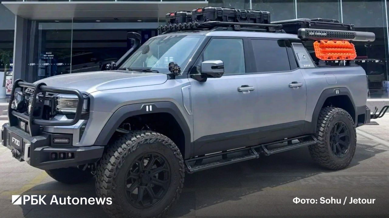 Гибридный пикап Jetour Zongheng F700 поступил в автосалоны Китая перед стартом продаж, который намечен на 6 августа