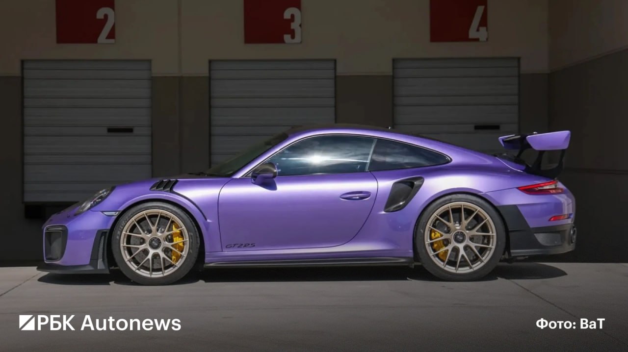 Снятый с производства Porsche 911 GT2 RS продали на аукционе Bring a Trailer за $1 млн (около 79,5 млн руб