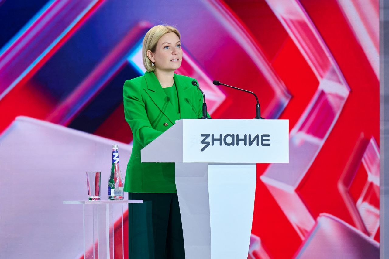 Министр культуры Ольга Любимова выступила с лекцией на просветительском марафоне «Знание