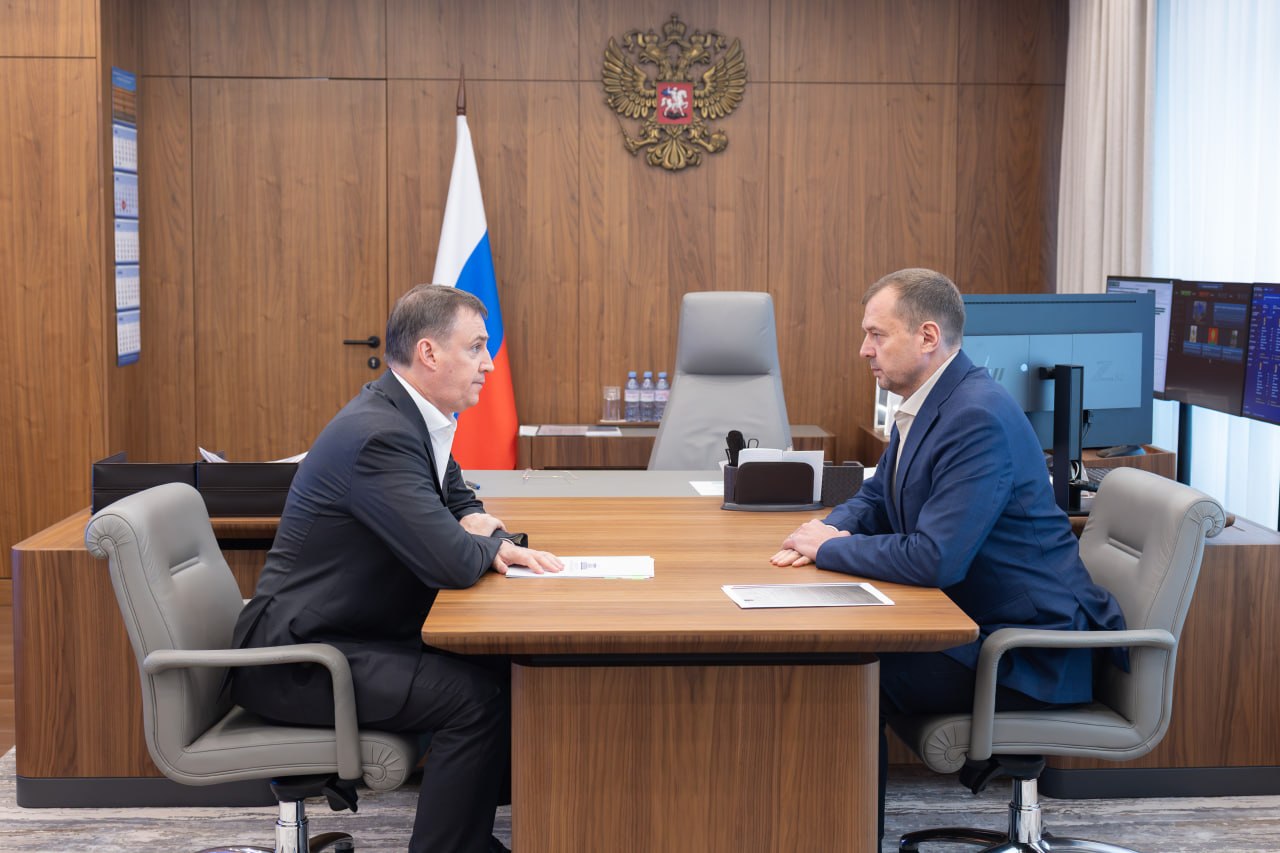 Дмитрий Патрушев провел рабочую встречу с губернатором Запорожской области Ев…