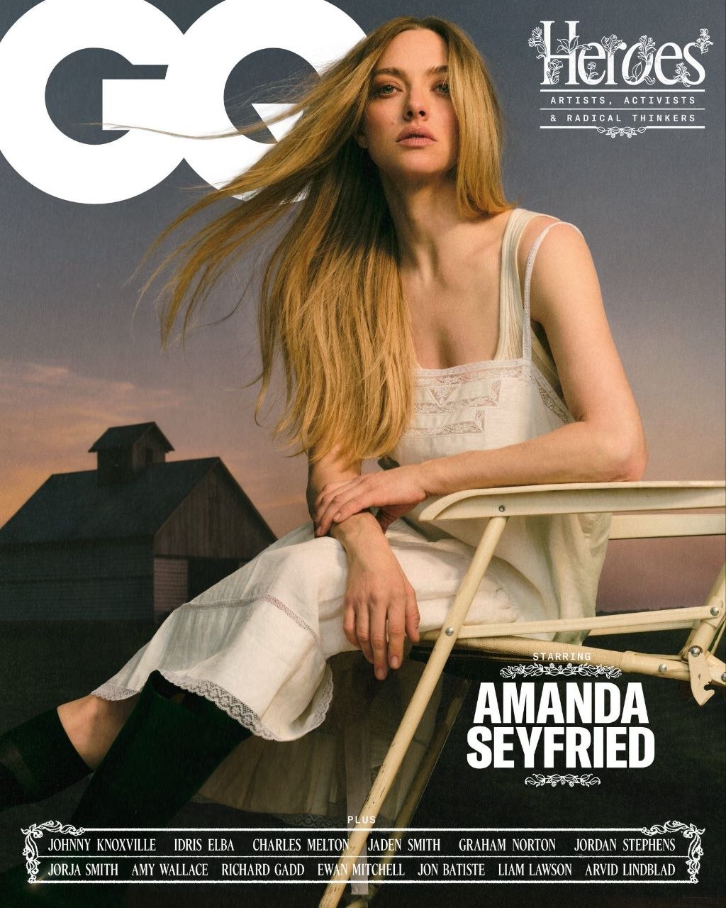 🎥Новости кино
⭐ Аманда Сайфред на страницах специального выпуска Heroes журнала British GQ
