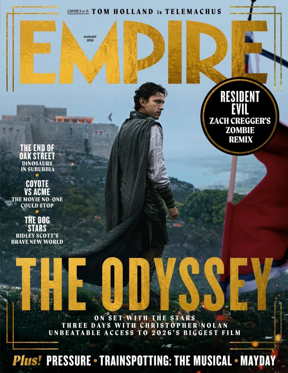 🎥Новости кино
Новые постеры фильма «Одиссея» на обложке журнала Empire

Премьера фильма состоится 17 июля