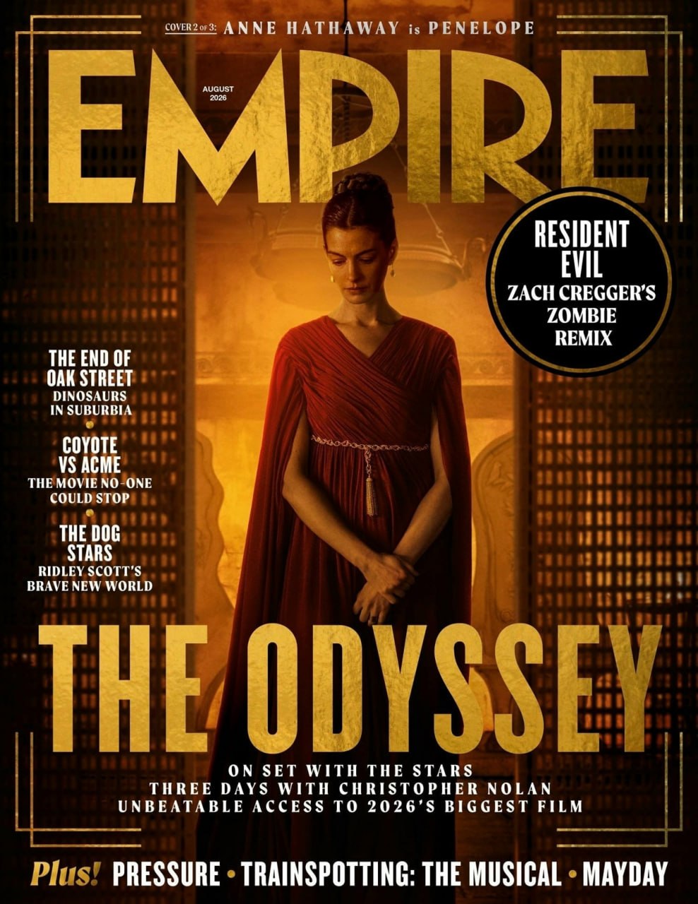 🎥Новости кино
Новые постеры фильма «Одиссея» на обложке журнала Empire

Премьера фильма состоится 17 июля