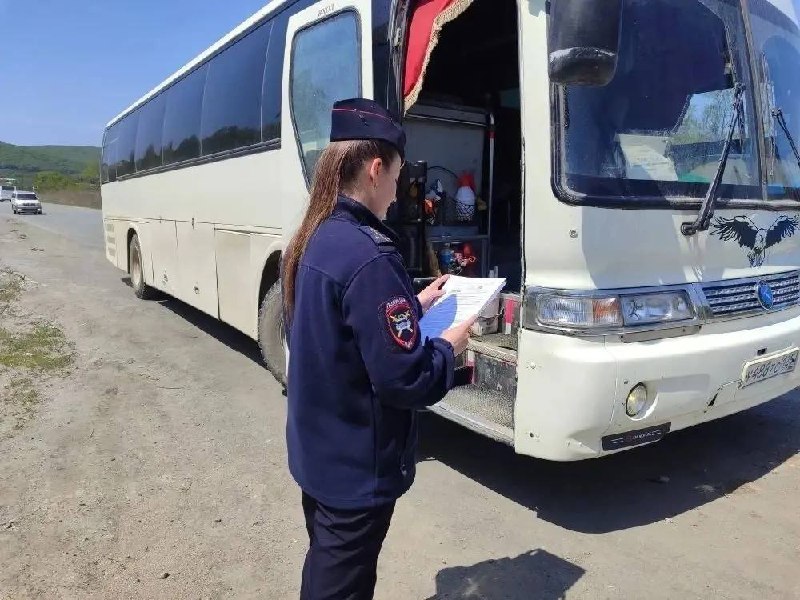 В ходе профилактического мероприятия «Автобус» в Приморском крае сотрудники Г…