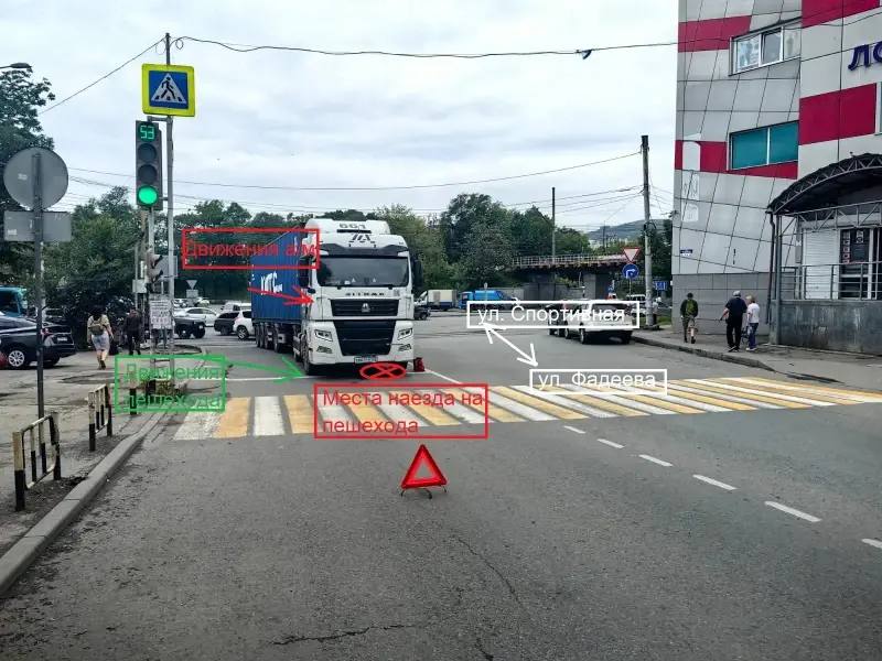 Госавтоинспекция Владивостока устанавливает обстоятельства смертельного ДТП в…