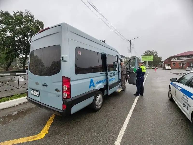В Приморском крае в ходе профилактического мероприятия «Автобус» сотрудники Г…