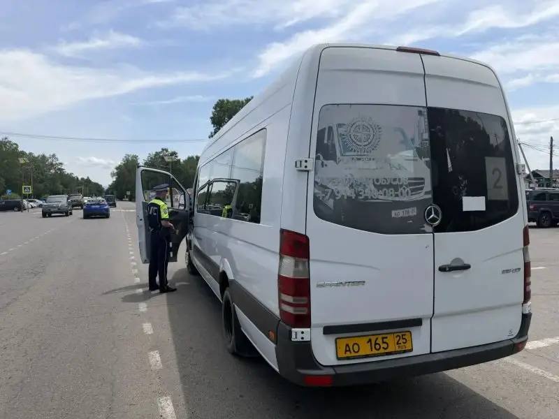 В Приморском крае в ходе профилактического мероприятия «Автобус» сотрудники Г…