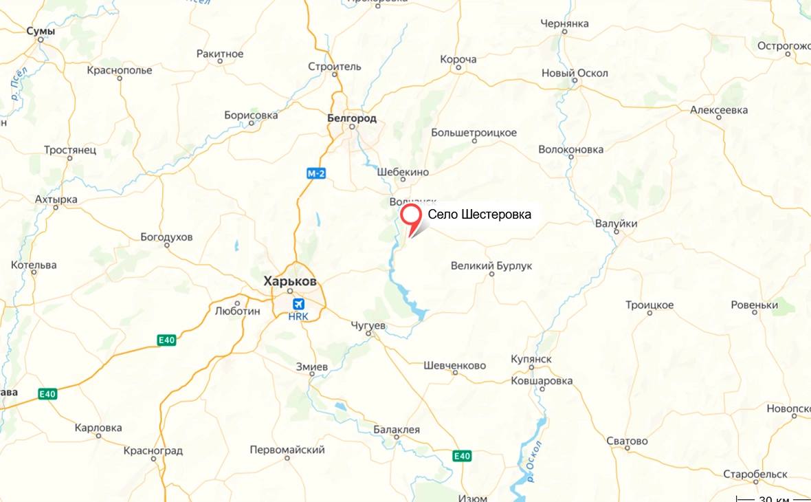 Российские военные взяли под контроль Шестеровку в Харьковской области, сообщили в Минобороны