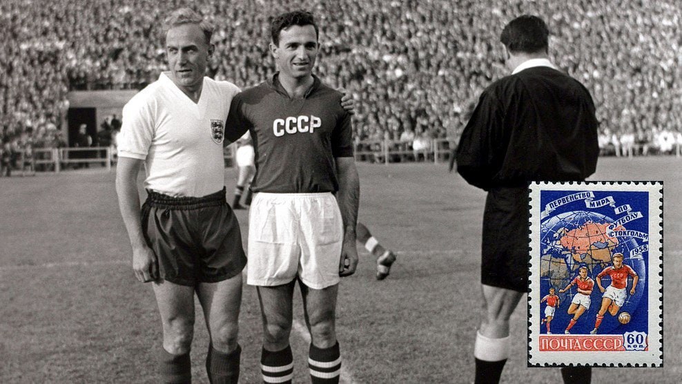 8 июня 

1958 
Сборная СССР по футболу забила первый гол на чемпионатах мира