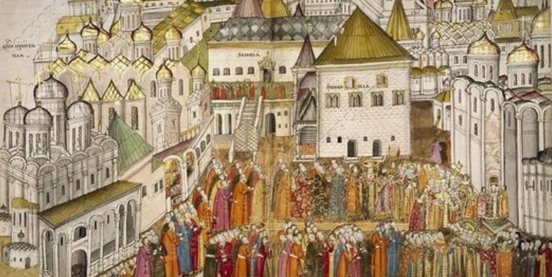 21 июля 

1613 
В Успенском соборе Кремля на царство венчан Михаил Федорович