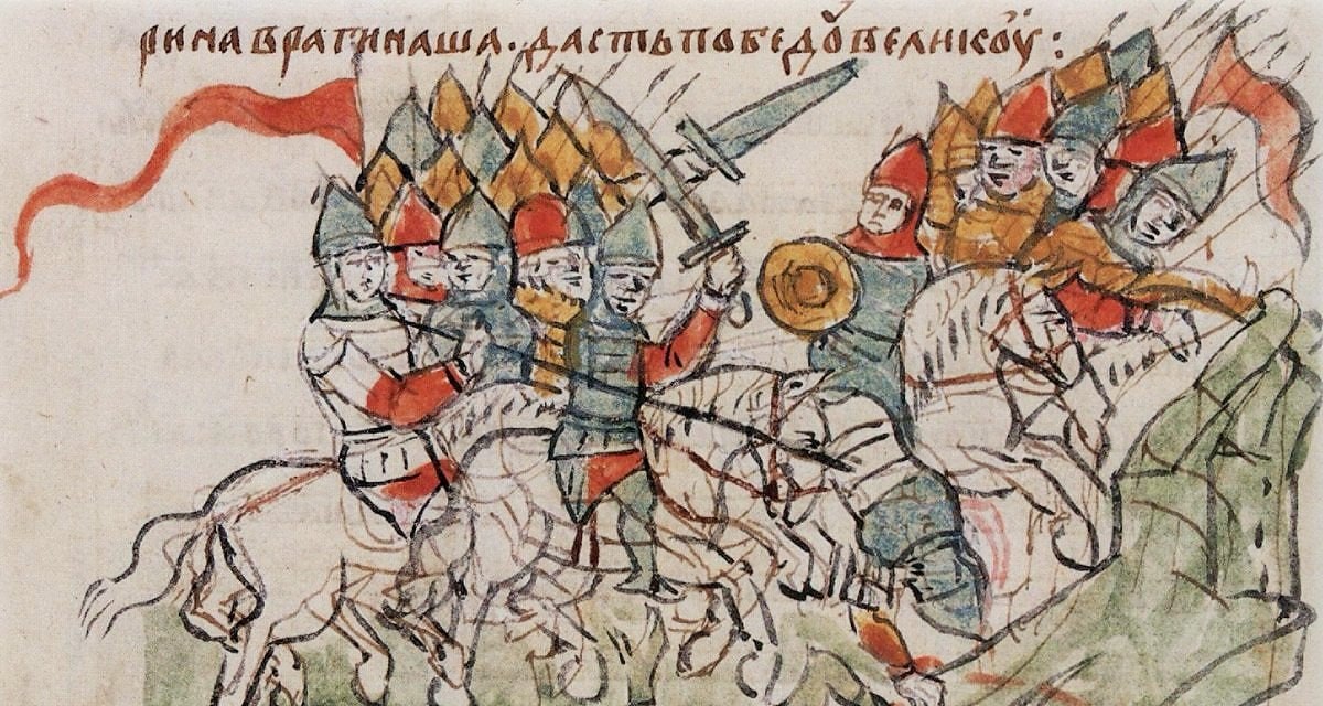 30 июля 

1184
Русскими дружинами князей Святослава Всеволодовича и Рюрика Ро…