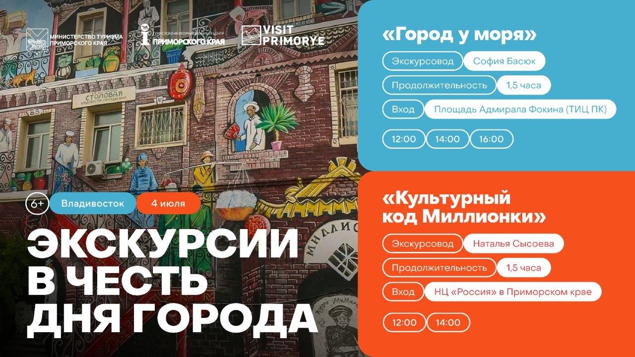 🅱️зглянуть по-новому: празднуем 166-летие Владивостока познавательными экскур…